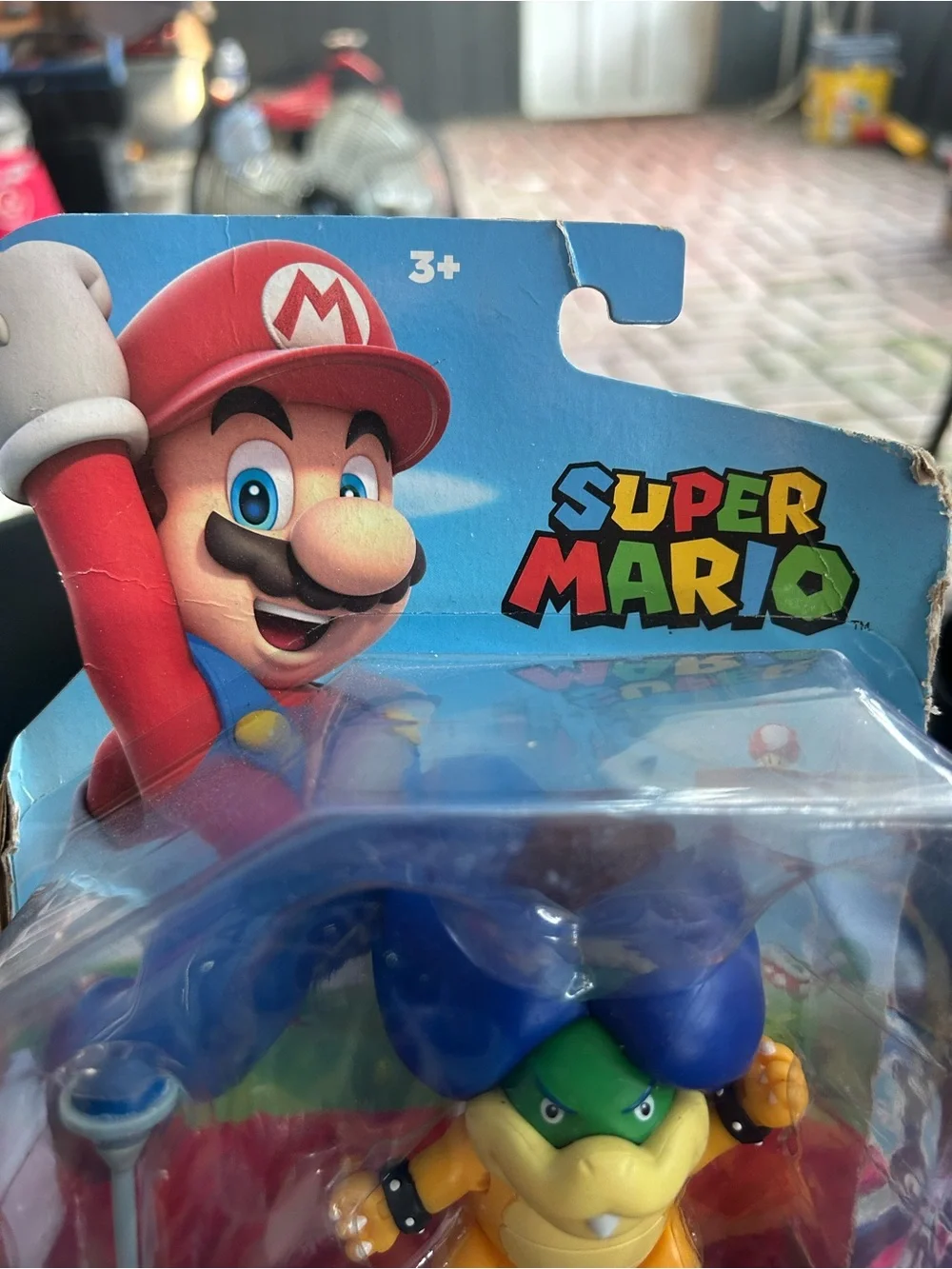 Nintendo Ludwig Figure with Blue Helmet and Yellow Shell
